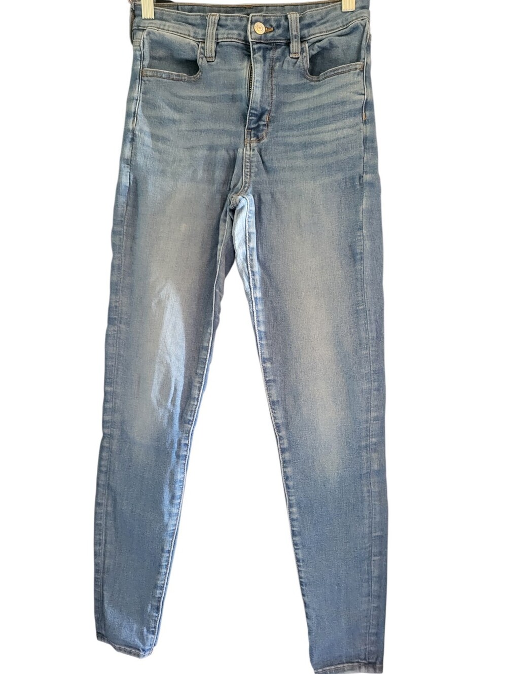 American Eagle Outfitters Super Hi Rise Jeggings Blue sz 2